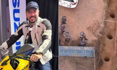 Na última sexta-feira, o caso do empresário de 35 anos participou de um evento de motos no Autódromo de Interlagos, em São Paulo