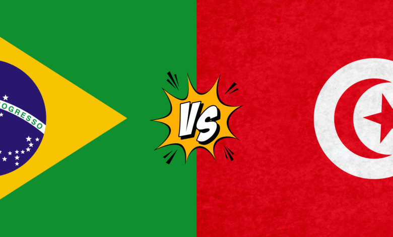 Seleção brasileira no Brasil x Tunísia
