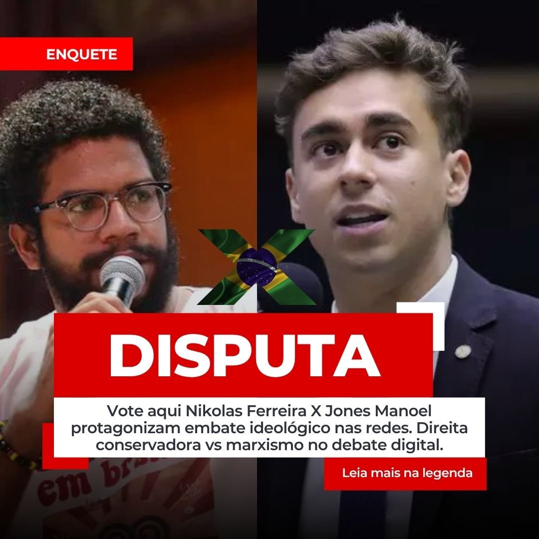 Nikolas Ferreira X Jones Manoel: O Duelo que a Internet Adora