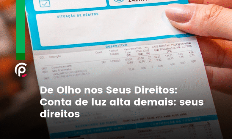 De Olho nos Seus Direitos: Conta de luz alta demais: seus direitos 2025