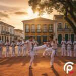 capoeira origem — roda de capoeira com movimentos, história e tradição