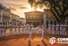 capoeira origem — roda de capoeira com movimentos, história e tradição