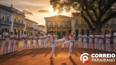 capoeira origem — roda de capoeira com movimentos, história e tradição
