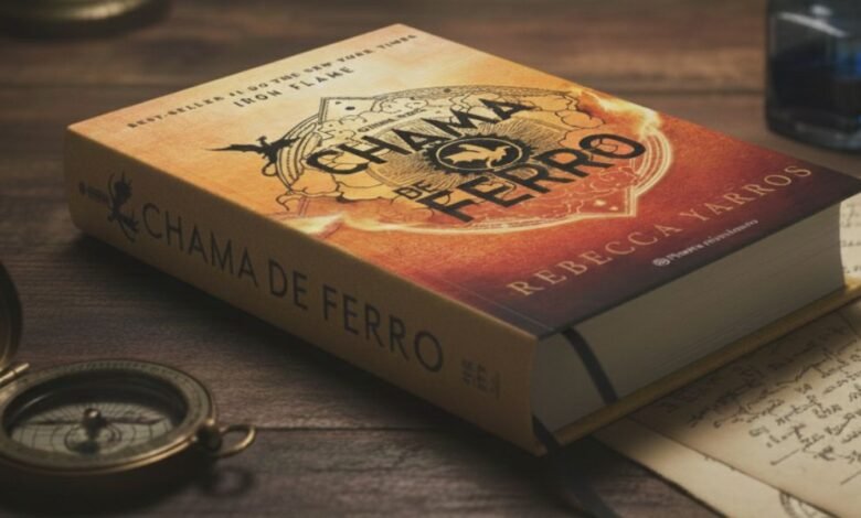 Chama de Ferro: o livro que dividiu leitores, quebrou expectativas e incendiou o mundo da fantasia 1 Chama de Ferro Rebecca Yarros, livro da saga Empyrean que dividiu leitores
