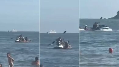 Casal é assaltado em alto-mar durante passeio de caiaque em São Vicente; alianças de R$ 17 mil foram levadas.