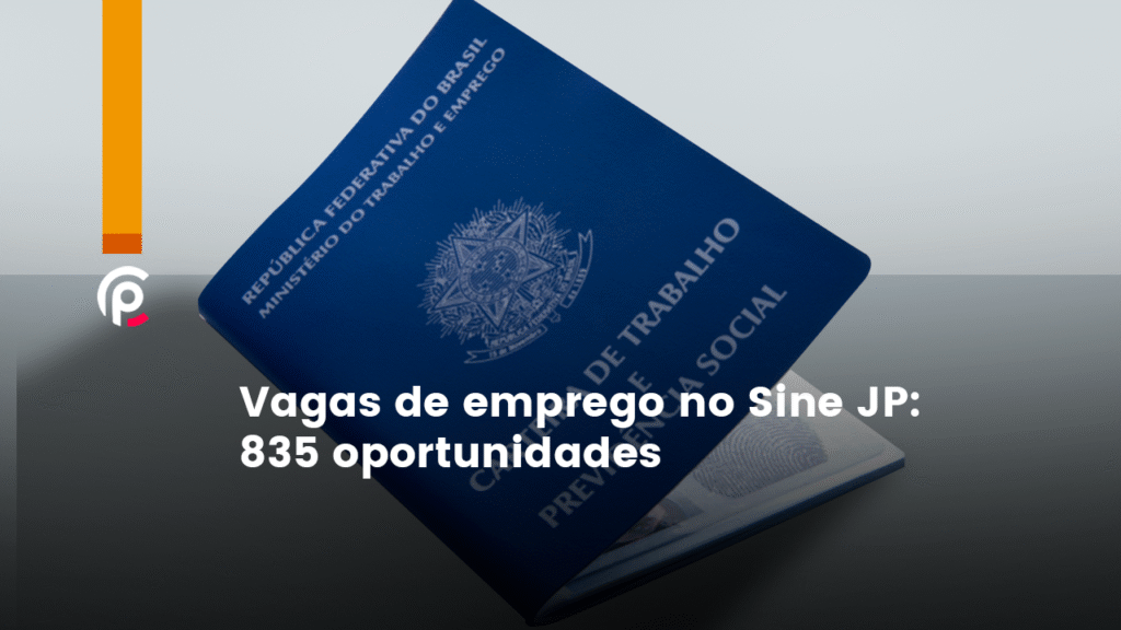 vagas de emprego no sine JP