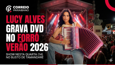 Lucy Alves grava DVD no Forr&oacute; Ver&atilde;o 2026: show nesta quarta (14) no Busto de Tamandar&eacute;