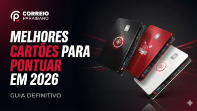 Melhores cart&otilde;es para pontuar em 2026: Guia definitivo