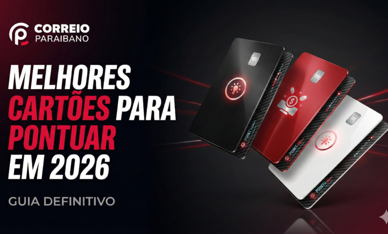 Melhores cart&otilde;es para pontuar em 2026: Guia definitivo