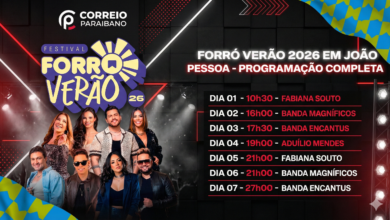 Forr&oacute; Ver&atilde;o 2026 em Jo&atilde;o Pessoa programa&ccedil;&atilde;o