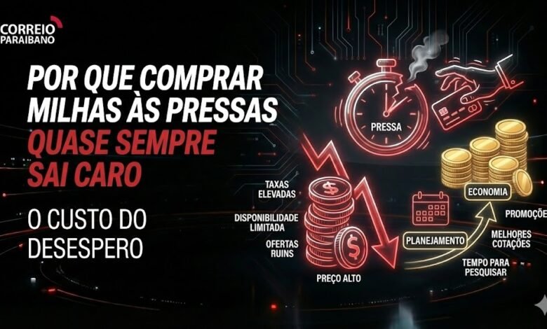 Descubra por que comprar milhas &agrave;s pressas sai caro e aprenda a planejar suas compras para economizar em passagens a&eacute;reas.