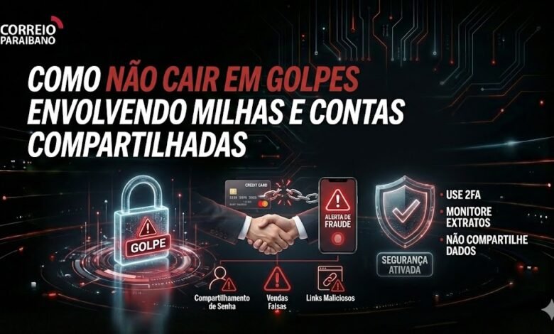 Golpes com milhas: saiba como se proteger e evitar prejuízos 1 Descubra como não cair em golpes com milhas e contas compartilhadas. Dicas essenciais para proteger seu dinheiro e viajar com segurança