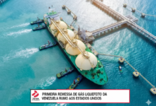 Primeira remessa de g&aacute;s liquefeito da Venezuela rumo aos EUA 2026