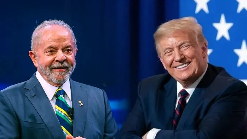 lula trump juntos 1 - Correio Paraibano - Lula brinca: 'Sou tinhoso como Lampi&atilde;o, Trump n&atilde;o me provoca'