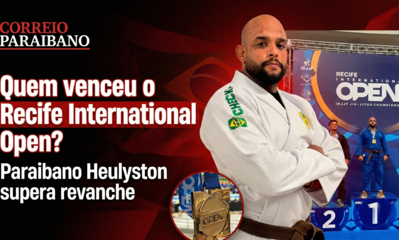 Quem venceu o Recife International Open? Paraibano supera revanche 76 Heulyston vence no internacional Open Recife 2026